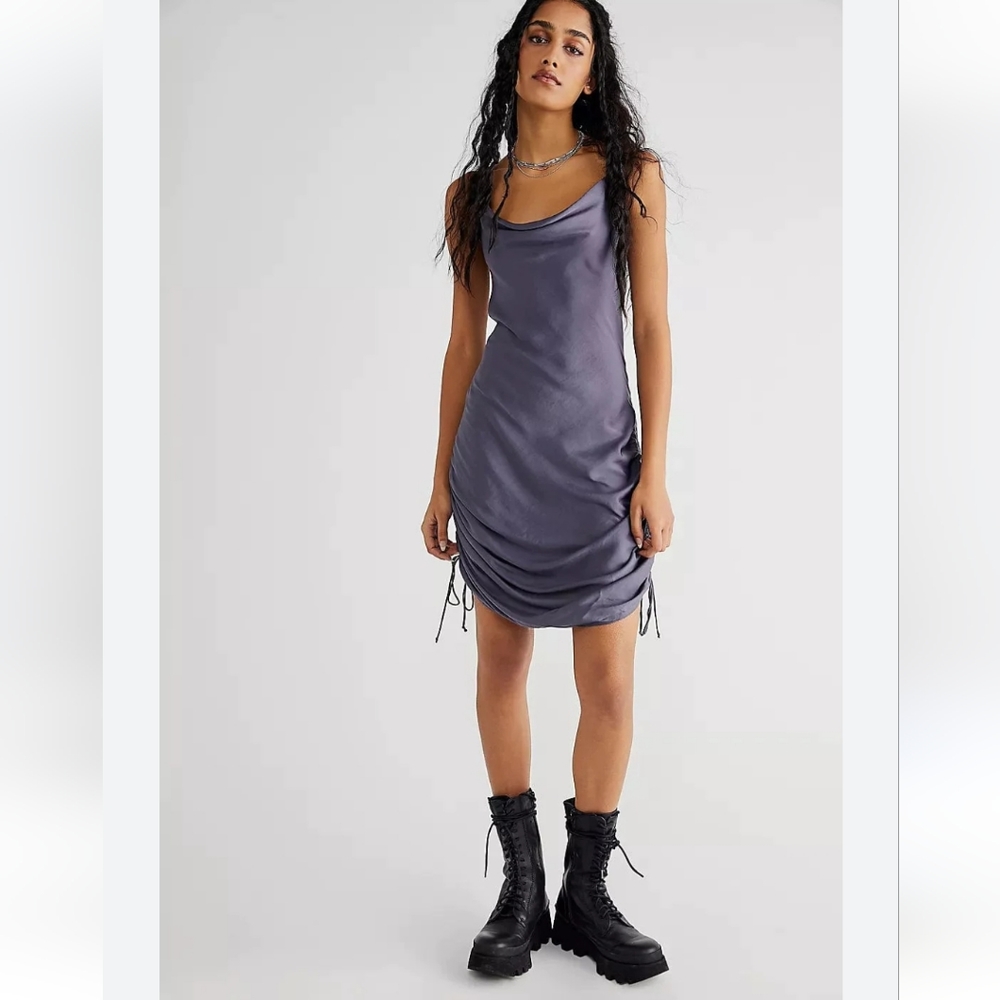 FREE PEOPLE Satin dress NWT